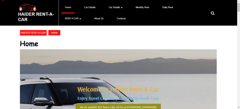Haider rent a car